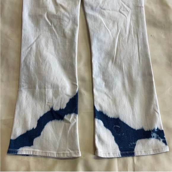 MOTHER- The Tripper Straight Leg White Acid Wash Marshmallow For Breakfast 24 - Picture 8 of 11